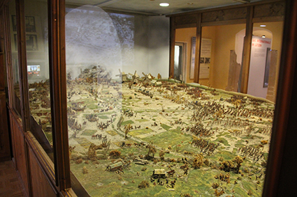 Das Diorama der Schlacht von Lützen